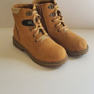 Tan Kids Boots